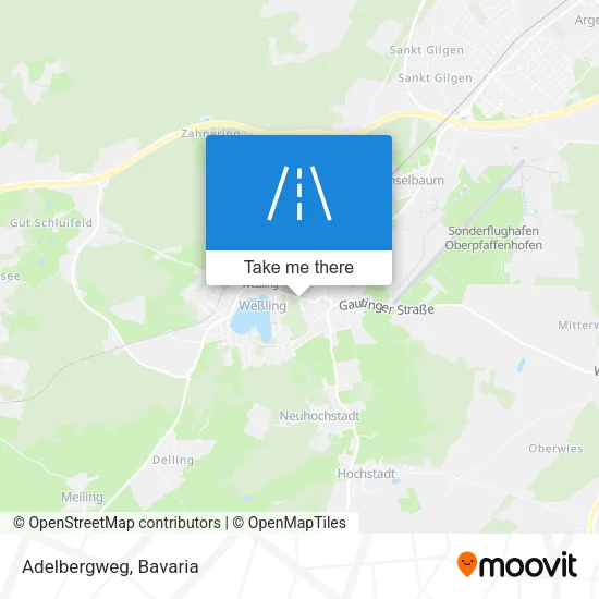 Карта Adelbergweg