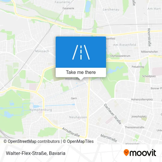 Карта Walter-Flex-Straße