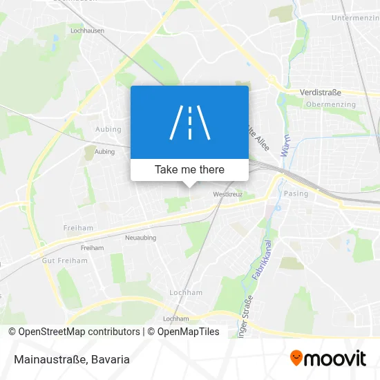 Mainaustraße map