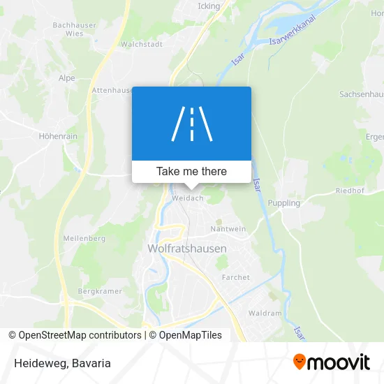 Карта Heideweg
