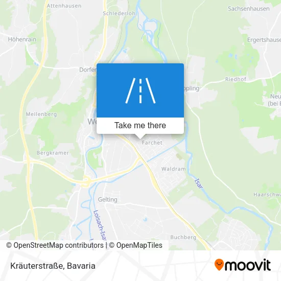 Карта Kräuterstraße