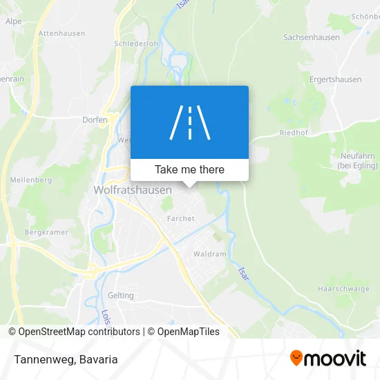 Карта Tannenweg