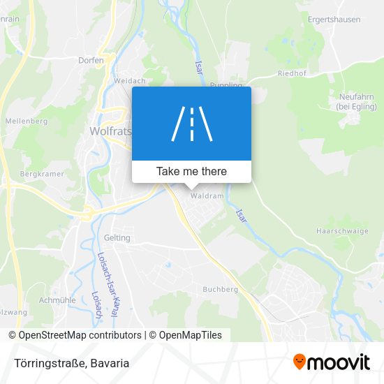 Törringstraße map
