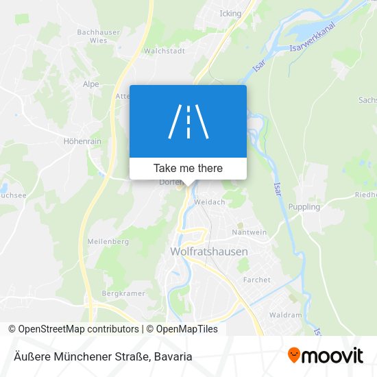 Äußere Münchener Straße map