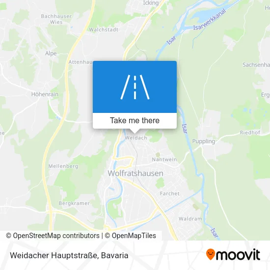 Карта Weidacher Hauptstraße