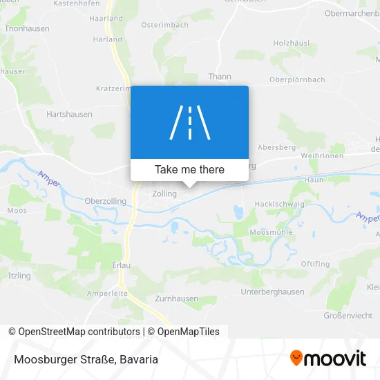 Moosburger Straße map