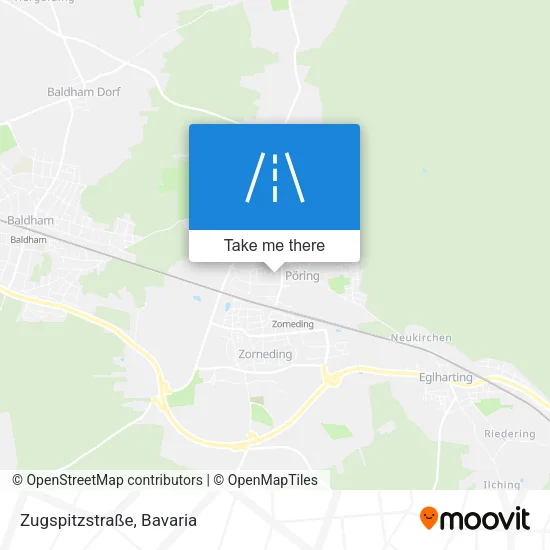 Карта Zugspitzstraße
