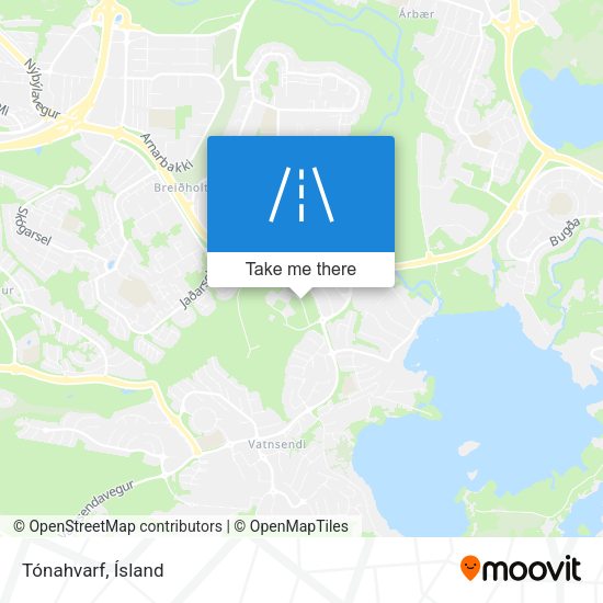 Tónahvarf map