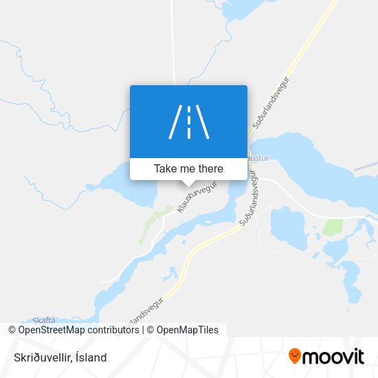 Skriðuvellir map