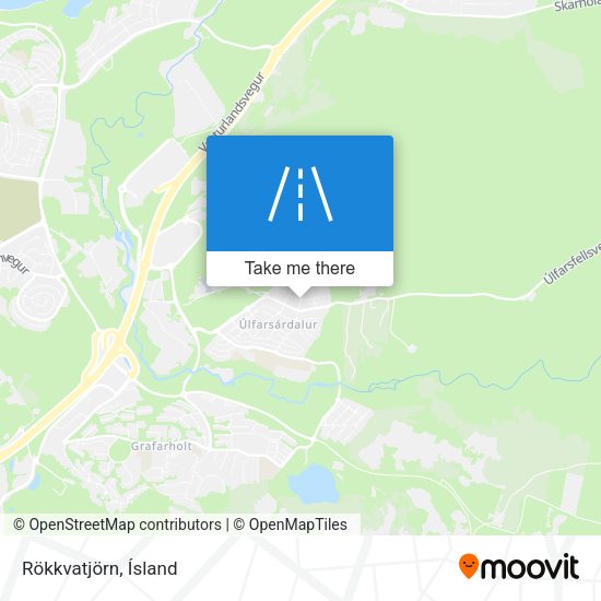 Rökkvatjörn map