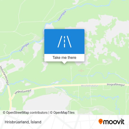 Hrísbrúarland map