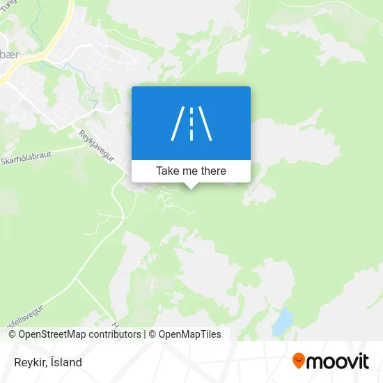 Reykir map