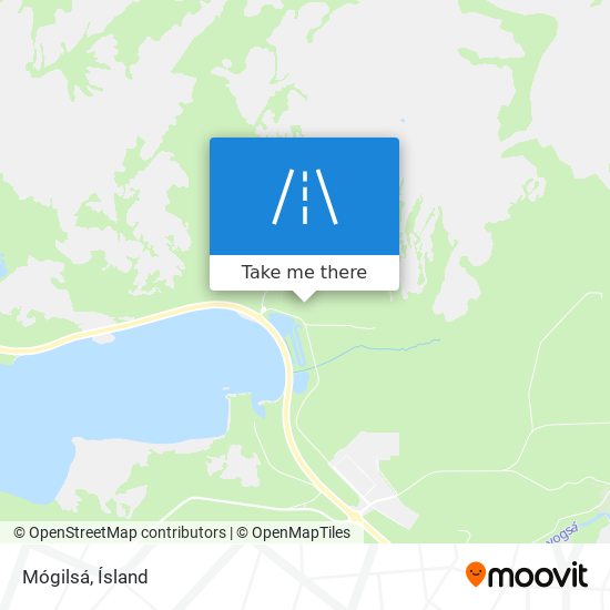 Mógilsá map