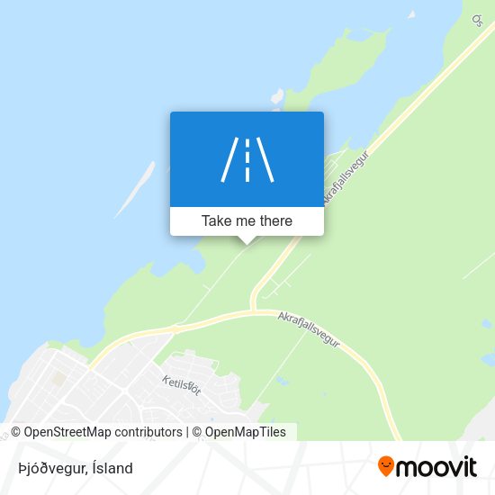 Þjóðvegur map