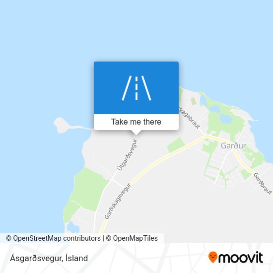 Ásgarðsvegur map