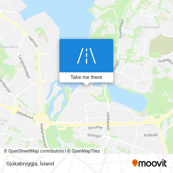Gjúkabryggja map