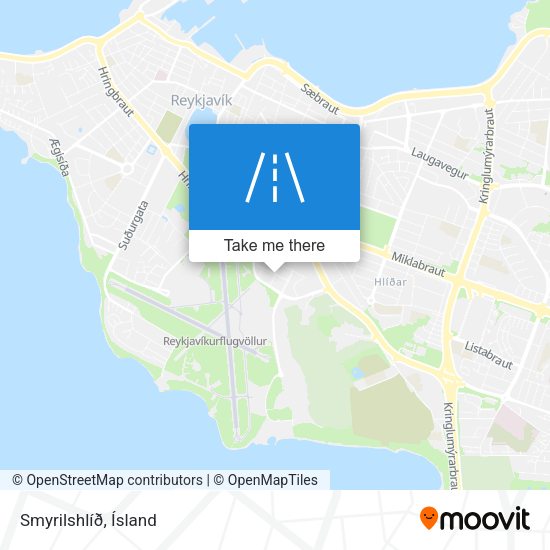Smyrilshlíð map