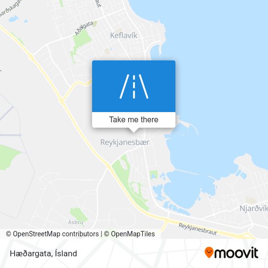 Hæðargata map
