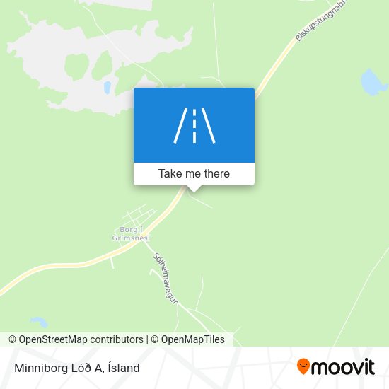 Minniborg Lóð A map