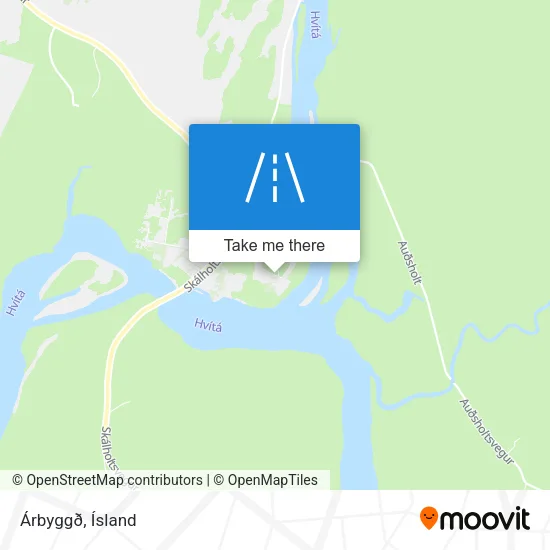 Árbyggð map