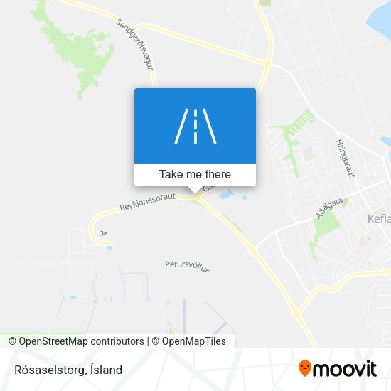 Rósaselstorg map