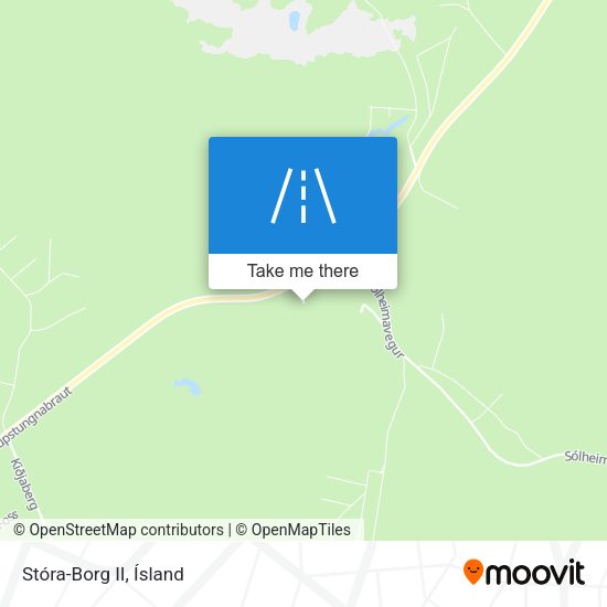 Stóra-Borg II map