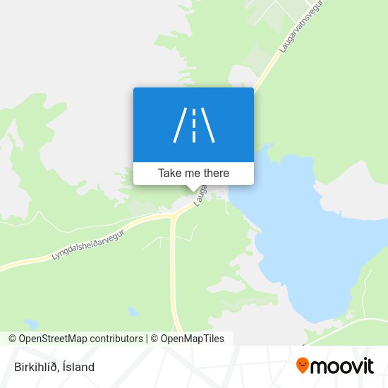 Birkihlíð map