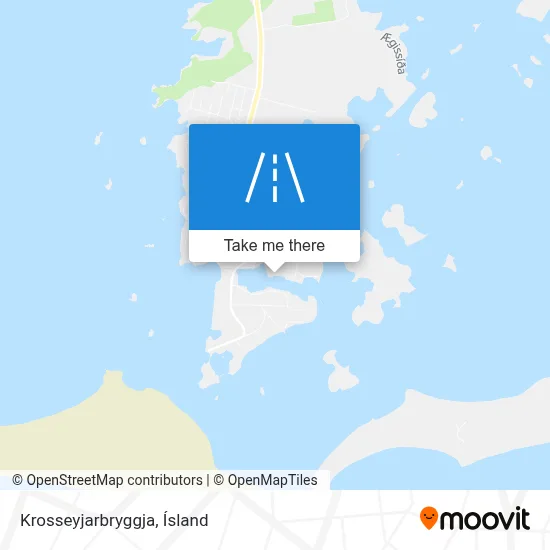 Krosseyjarbryggja map