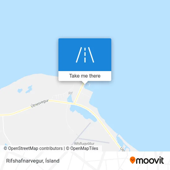 Rifshafnarvegur map