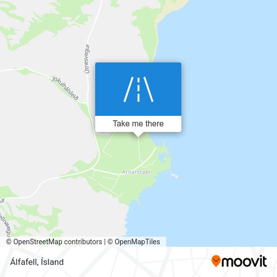 Álfafell map