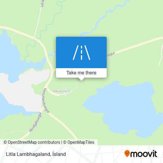 Litla Lambhagaland map