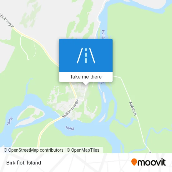 Birkiflöt map