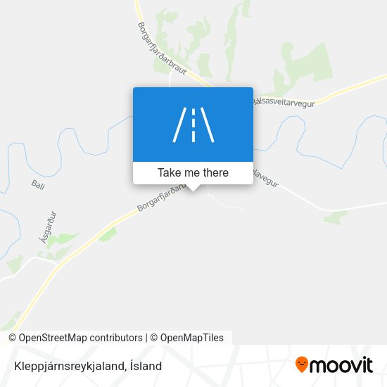 Kleppjárnsreykjaland map