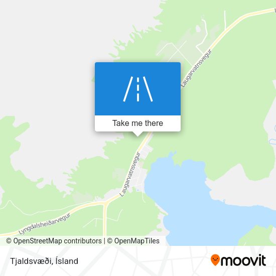 Tjaldsvæði map