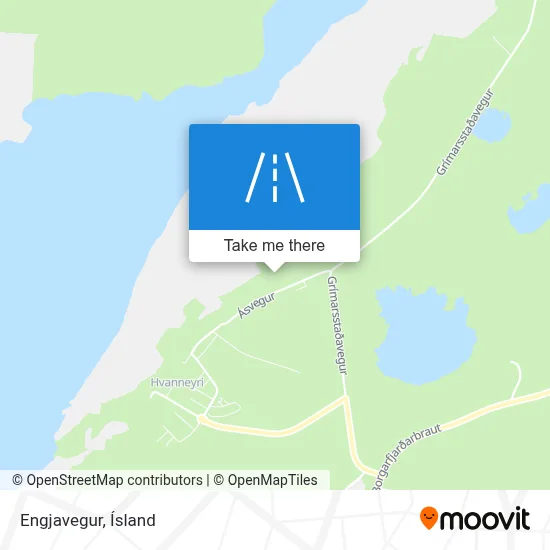 Engjavegur map