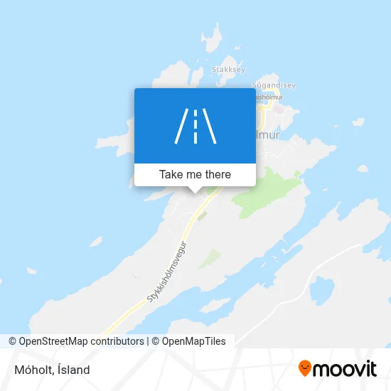 Móholt map
