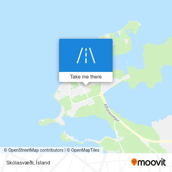 Skólasvæði map