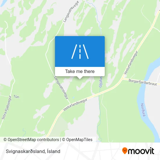 Svignaskarðsland map