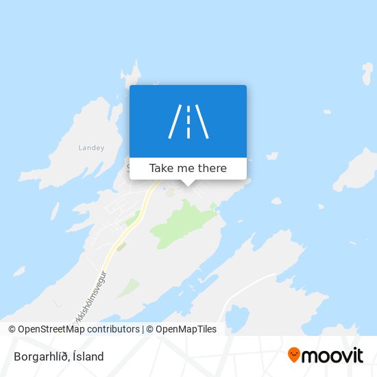 Borgarhlíð map