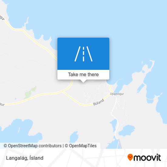 Langalág map