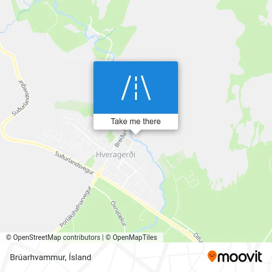 Brúarhvammur map