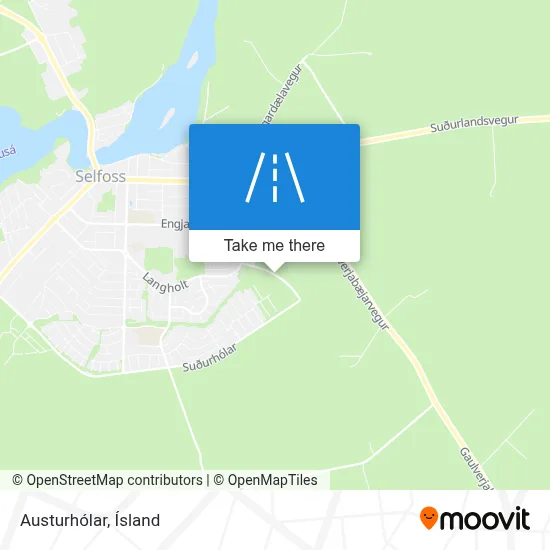 Austurhólar map