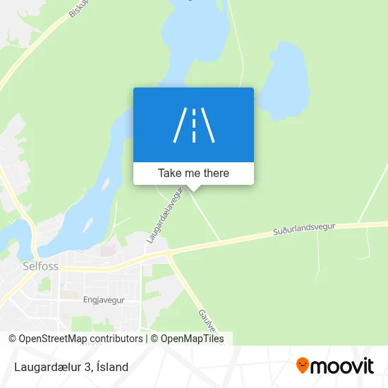 Laugardælur 3 map