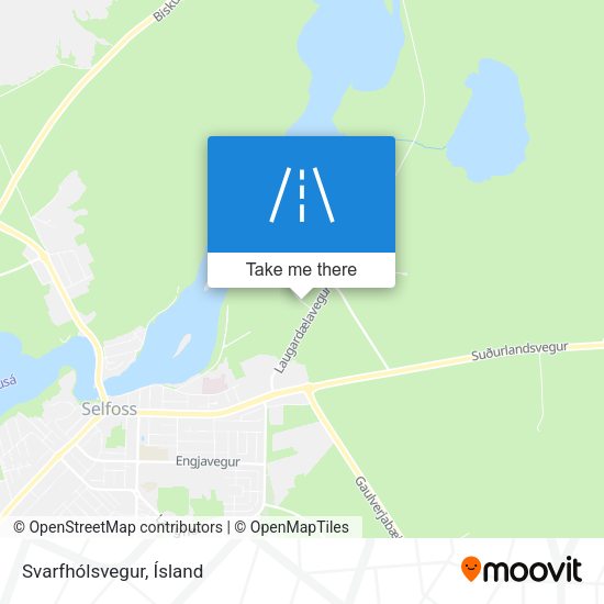 Svarfhólsvegur map
