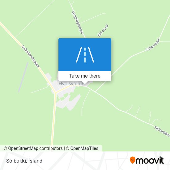 Sólbakki map