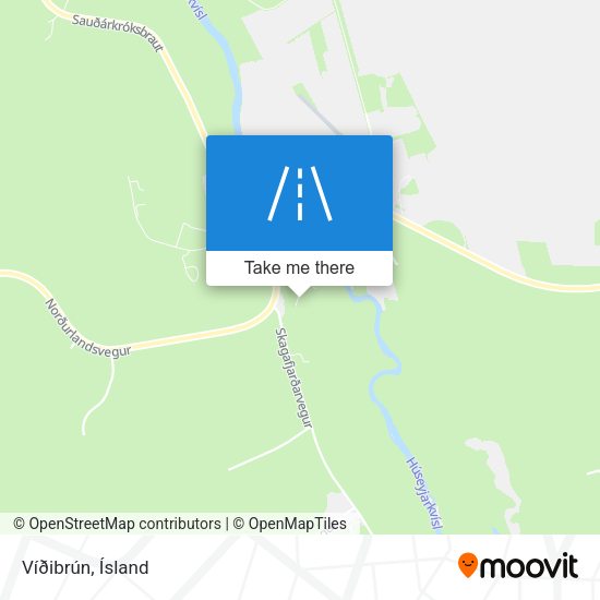 Víðibrún map