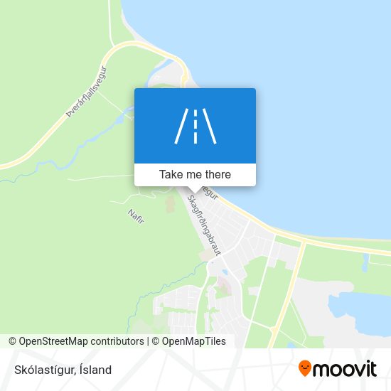 Skólastígur map