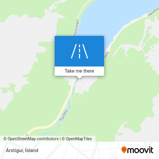 Árstígur map