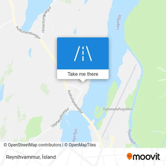 Reynihvammur map