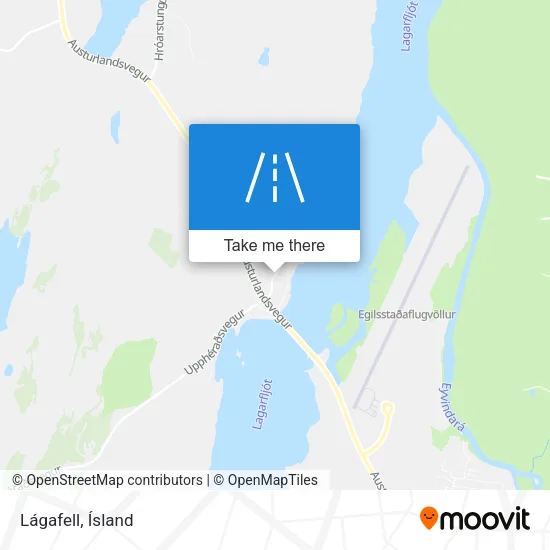 Lágafell map